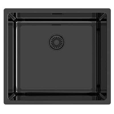 EDESA Fregadero Cocina Bajo Encimera 1 Cubeta Cuadrada FUJI BE 45X40 cm Acero Inoxidable Profundidad 18 cm Fonoabsorbente Fregadero sin Orificio de Grifería Accesorios Incluidos Color negro EDESA Fregadero Cocina Bajo Encimera 1 Cubeta Cuadrada FUJI BE 45X40 cm Acero Inoxidable Profundidad 18 cm Fonoabsorbente Fregadero sin Orificio de Grifería Accesorios Incluidos Color negro