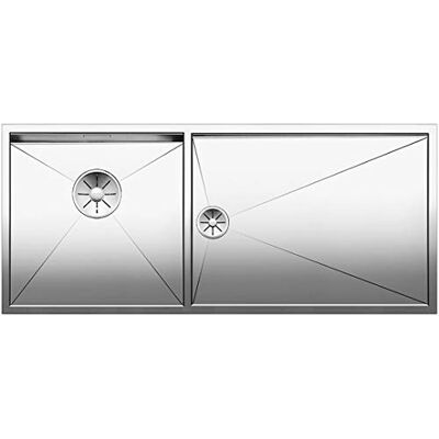Blanco Zerox Cocina Fregadero 400/550 de T de If fregadero de acero inoxidable para la cocina Principal Platillos Izquierda, seda Acero Inoxidable Brillo Blanco Zerox Cocina Fregadero 400/550 de T de If fregadero de acero inoxidable para la cocina Principal Platillos Izquierda, seda Acero Inoxidable Brillo