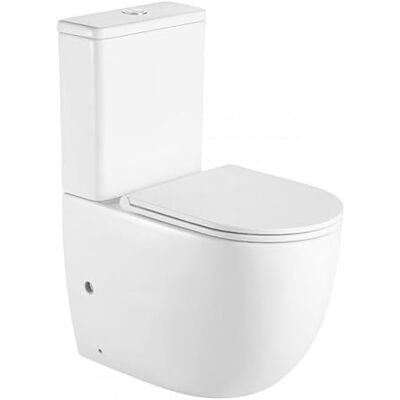 Aquore Pack Inodoro Génova Compacto Color Blanco Brillo Medidas 82,5 cm Alto x 62 cm Fondo x 39 cm Ancho Aquore Pack Inodoro Génova Compacto Color Blanco Brillo Medidas 82,5 cm Alto x 62 cm Fondo x 39 cm Ancho