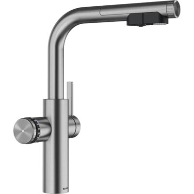 Blanco CHOICE Icona-L Grifo de cocina todo en uno de acero inoxidable macizo no incluye unidad de tratamiento de agua CHOICE.ALL Agua fría en silencio, medio, burbujeante y caliente hirviendo Blanco CHOICE Icona-L Grifo de cocina todo en uno de acero inoxidable macizo no incluye unidad de tratamiento de agua CHOICE.ALL Agua fría en silencio, medio, burbujeante y caliente hirviendo