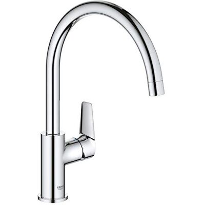 Grohe BauEdge Grifo de cocina Monomando de fregadero 1/2", cromo, caño alto, (Ref ) Grohe BauEdge Grifo de cocina Monomando de fregadero 1/2", cromo, caño alto, (Ref )
