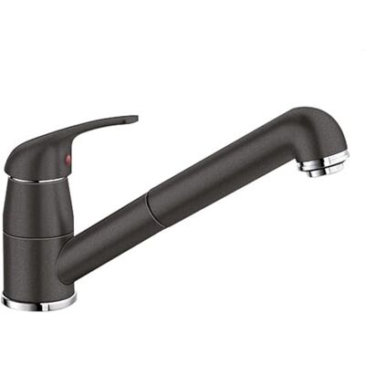 Blanco DARAS-S – Grifo de Alta Presión para la Cocina – Modelo Compacto Básico en Diseño Clásico – Caño Extraíble – Gris Antracita – Blanco DARAS-S – Grifo de Alta Presión para la Cocina – Modelo Compacto Básico en Diseño Clásico – Caño Extraíble – Gris Antracita –