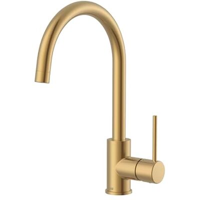 Lenz Lio Grifo de cocina (2 niveles de ahorro de agua, caño alto y giratorio 360°, superficie antihuellas, altura de 36 cm) Lenz Lio Grifo de cocina (2 niveles de ahorro de agua, caño alto y giratorio 360°, superficie antihuellas, altura de 36 cm)