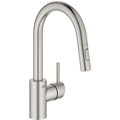 Grohe Grifo de Cocina Monomando, Super Steel Infinity Grohe Grifo de Cocina Monomando, Super Steel Infinity
