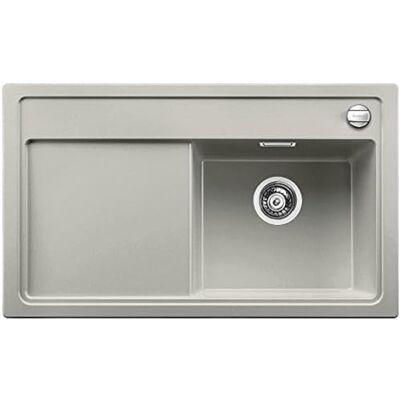 Blanco zenar XL 6 S Vapor Gar Plus, cocina fregadero, granito fregadero de Silgranit Puradur, 1 pieza, gris perla, 45 cm Unterschrank Becken rechts-Holzschneidbrett Blanco zenar XL 6 S Vapor Gar Plus, cocina fregadero, granito fregadero de Silgranit Puradur, 1 pieza, gris perla, 45 cm Unterschrank Becken rechts-Holzschneidbrett