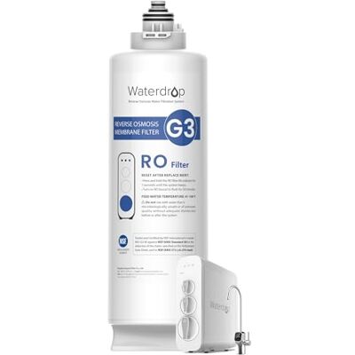Waterdrop G3-N2RO Filtro para Sistema RO G3-W 400 GPD Duración de 24 Meses, Certificado NSF/ANSI 53 & 372, Reduce TDS, sin Herramientas, NO Compatible con G3P600/G3P800 Waterdrop G3-N2RO Filtro para Sistema RO G3-W 400 GPD Duración de 24 Meses, Certificado NSF/ANSI 53 & 372, Reduce TDS, sin Herramientas, NO Compatible con G3P600/G3P800
