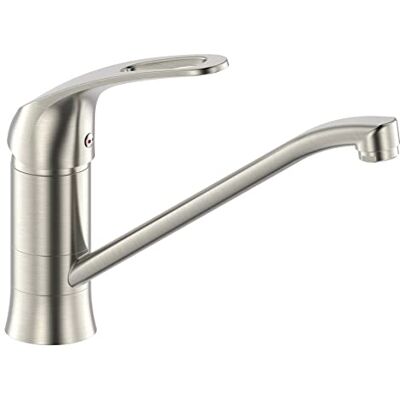 Grifo de Cocina de Acero Inoxidable Sawyer de Edouard Rousseau - Eco-Stop - 194mm de Altura Grifo de Cocina de Acero Inoxidable Sawyer de Edouard Rousseau - Eco-Stop - 194mm de Altura