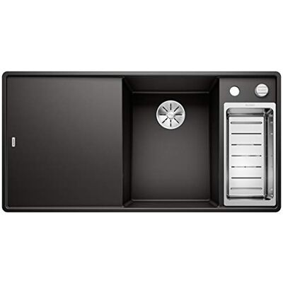 Blanco Fregadero de cocina de granito AXIA III 6 S-F Color : Negro Blanco Fregadero de cocina de granito AXIA III 6 S-F Color : Negro