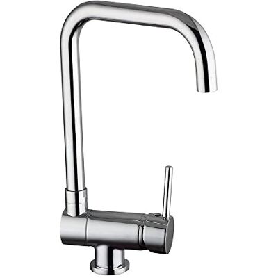 Kibath Grifo Monomando de Cocina ABATIBLE 180º de caño Alto y orientable, para fregaderos con Poco Espacio o Ventanas Cerca. Fabricado en latón Acabados en Cromo Brillo. Repuestos garantizados Kibath Grifo Monomando de Cocina ABATIBLE 180º de caño Alto y orientable, para fregaderos con Poco Espacio o Ventanas Cerca. Fabricado en latón Acabados en Cromo Brillo. Repuestos garantizados
