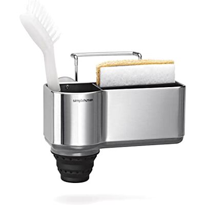 simplehuman portaestropajos, acero inoxidable cepillado simplehuman portaestropajos, acero inoxidable cepillado