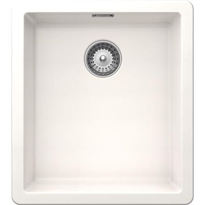 Schock Fregadero de cocina Galaxy N100S 1 cubeta Material® Cristadur, blanco puro, 406 x 456 mm Schock Fregadero de cocina Galaxy N100S 1 cubeta Material® Cristadur, blanco puro, 406 x 456 mm