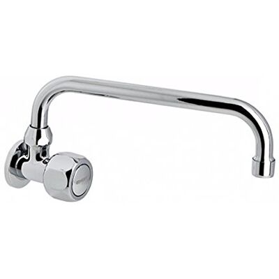 Genebre Grifo mural fregadero cano tubo horizontal 215mm Genebre Grifo mural fregadero cano tubo horizontal 215mm