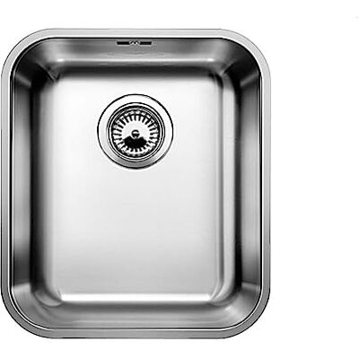 Blanco Fregadero de cocina de acero inoxidable SUPRA 340-U Color : acero inoxidable Blanco Fregadero de cocina de acero inoxidable SUPRA 340-U Color : acero inoxidable