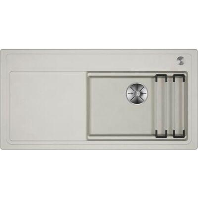 Blanco ETAGON XL 6S Fregadero de granito de color suave de SILGRANIT, tipo de montaje: instalación desde arriba, para armarios inferiores de 60 cm de ancho, concepto de sistema con rieles Blanco ETAGON XL 6S Fregadero de granito de color suave de SILGRANIT, tipo de montaje: instalación desde arriba, para armarios inferiores de 60 cm de ancho, concepto de sistema con rieles