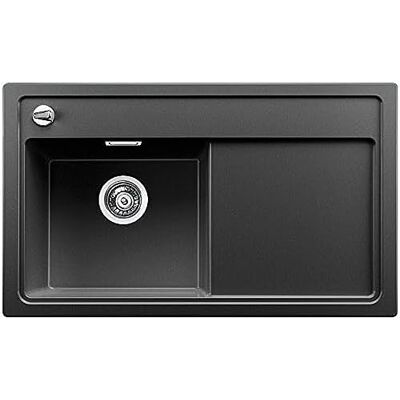 Blanco zenar XL 6 S Vapor Gar Plus, cocina fregadero, granito fregadero de Silgranit Puradur, 1 pieza, negro, Blanco zenar XL 6 S Vapor Gar Plus, cocina fregadero, granito fregadero de Silgranit Puradur, 1 pieza, negro,