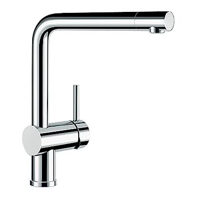 Blanco LINUS Grifería de cocina, cromo Blanco LINUS Grifería de cocina, cromo