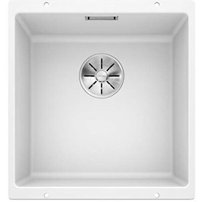 Blanco Fregadero Cocina, 400 mm Ancho del lavabo Blanco Fregadero Cocina, 400 mm Ancho del lavabo