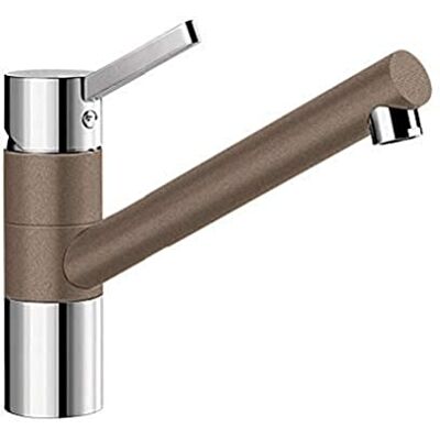 Blanco Tivo-Grifo de Cocina (Acabado de Granito, Bicolor, Baja presión), Muscada y Cromo, Niederdruck Blanco Tivo-Grifo de Cocina (Acabado de Granito, Bicolor, Baja presión), Muscada y Cromo, Niederdruck