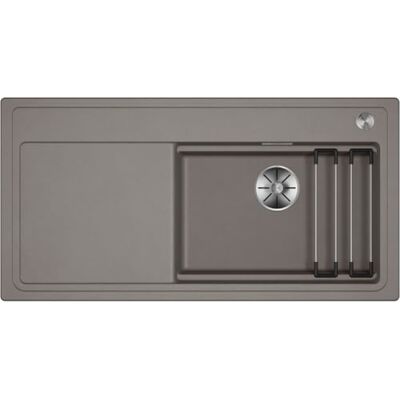 Blanco ETAGON XL 6S Fregadero de granito de SILGRANIT tartufo Tipo de montaje: instalación desde arriba para armarios inferiores de 60 cm de ancho concepto de sistema con rieles ETAGON Blanco ETAGON XL 6S Fregadero de granito de SILGRANIT tartufo Tipo de montaje: instalación desde arriba para armarios inferiores de 60 cm de ancho concepto de sistema con rieles ETAGON
