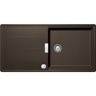 Schock Fregadero de cocina Tia D100L, 1 bañera grande con escurridor, bañera reversible y desagüe de serie, Material®Cristadur, bronce, 1000 x 500 mm Schock Fregadero de cocina Tia D100L, 1 bañera grande con escurridor, bañera reversible y desagüe de serie, Material®Cristadur, bronce, 1000 x 500 mm
