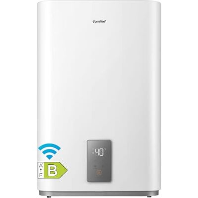 Comfee ' Calentador Eléctrico de Pared de 50L, Doble Tanque, con Espacio para Debajo del Fregadero, Compacto y Fácil de Instalar, Conexión Wi-Fi, Control Remoto por Aplicación, Blanco Comfee ' Calentador Eléctrico de Pared de 50L, Doble Tanque, con Espacio para Debajo del Fregadero, Compacto y Fácil de Instalar, Conexión Wi-Fi, Control Remoto por Aplicación, Blanco
