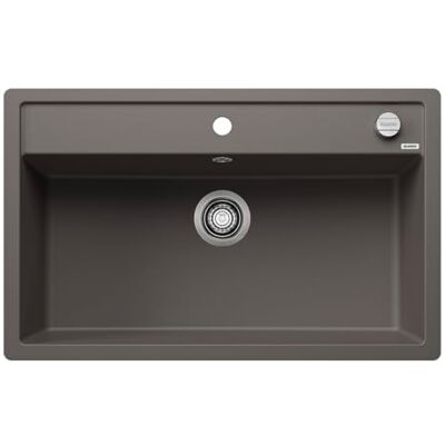 Blanco Dalago Fregadero de granito 8-F de Silgranit Volcán Gris Tipo de instalación: Montaje empotrado para armarios bajos de 80 cm de ancho, gran volumen, superficie fácil de limpiar [80,5 x 50 x Blanco Dalago Fregadero de granito 8-F de Silgranit Volcán Gris Tipo de instalación: Montaje empotrado para armarios bajos de 80 cm de ancho, gran volumen, superficie fácil de limpiar [80,5 x 50 x