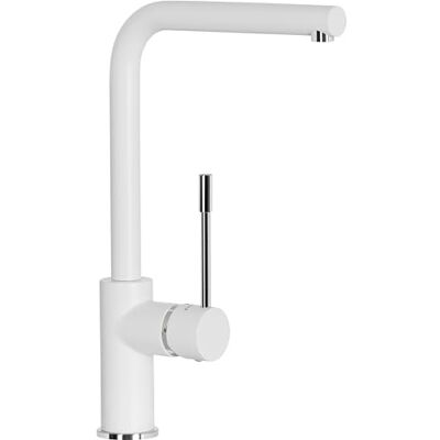 Schock Mezclador Aquatrend de caña alta con puente mínimo, color blanco absoluto, h347,5 cm Schock Mezclador Aquatrend de caña alta con puente mínimo, color blanco absoluto, h347,5 cm