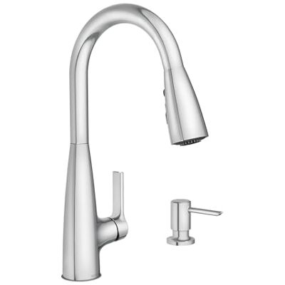 Moen Haelyn Grifo de cocina con rociador extraíble de una sola manija con Reflex y Power Clean, cromado Moen Haelyn Grifo de cocina con rociador extraíble de una sola manija con Reflex y Power Clean, cromado