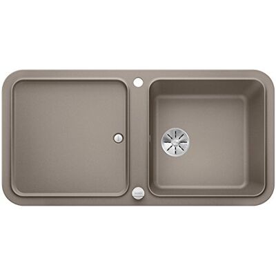 Blanco yova XL 6 S 6 S Fregadero Dos Senos Granito Silgranit Puradur con desagüe mando a distancia con accesorios Reversible, marrón trufa Blanco yova XL 6 S 6 S Fregadero Dos Senos Granito Silgranit Puradur con desagüe mando a distancia con accesorios Reversible, marrón trufa