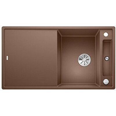 Blanco Axia III 5 S 5 S Silgranit Puradur, incluye tabla de cortar Madera Reversible, Nuez Moscada Blanco Axia III 5 S 5 S Silgranit Puradur, incluye tabla de cortar Madera Reversible, Nuez Moscada