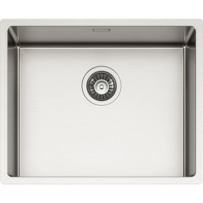 Schock Fregadero de cocina New Technick N100 L de acero inoxidable, 540 x 440, interior de la bañera de 500 x 400, fregadero de 1 bañera de acero inoxidable cepillado, se puede combinar con Schock Fregadero de cocina New Technick N100 L de acero inoxidable, 540 x 440, interior de la bañera de 500 x 400, fregadero de 1 bañera de acero inoxidable cepillado, se puede combinar con