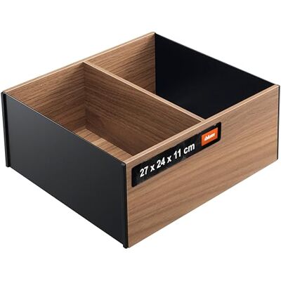 Blum AMBIA-LINE organizador de cajón en decorado madera premium ideal cocina, baño, vestidor uso modular y sujeción segura con pies antideslizantes 27×24×11 cm Nogal Tennessee Blum AMBIA-LINE organizador de cajón en decorado madera premium ideal cocina, baño, vestidor uso modular y sujeción segura con pies antideslizantes 27×24×11 cm Nogal Tennessee
