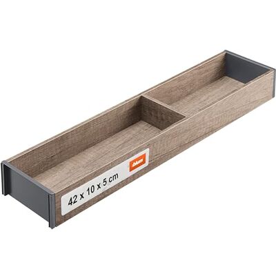 Blum AMBIA-LINE organizador de cajón en decorado madera premium ideal cocina, baño, vestidor uso modular y sujeción segura con pies antideslizantes 42×10×5 cm Roble Nebraska Blum AMBIA-LINE organizador de cajón en decorado madera premium ideal cocina, baño, vestidor uso modular y sujeción segura con pies antideslizantes 42×10×5 cm Roble Nebraska