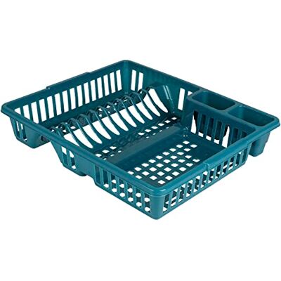 Urban Living Escurreplatos de plástico Grande para Platos, escurridor de Platos, Bandeja de Almacenamiento para Fregadero de Cocina, Fregadero de Cocina, encimera (Azul) Urban Living Escurreplatos de plástico Grande para Platos, escurridor de Platos, Bandeja de Almacenamiento para Fregadero de Cocina, Fregadero de Cocina, encimera (Azul)