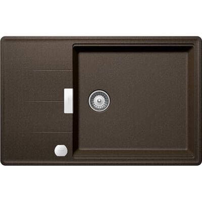 Schock Fregadero de cocina Tia D100LS, 1 bañera grande con escurridor, bañera reversible y desagüe de serie, Material®Cristadur, bronce, 780 x 500 mm Schock Fregadero de cocina Tia D100LS, 1 bañera grande con escurridor, bañera reversible y desagüe de serie, Material®Cristadur, bronce, 780 x 500 mm