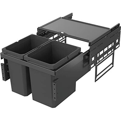 Vauth-Sagel - VS ENVI Space S - 12/15,5 L lavagrau - sistema de separación de residuos Vauth-Sagel - VS ENVI Space S - 12/15,5 L lavagrau - sistema de separación de residuos