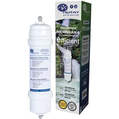 Bbagua Membrana encapsulada de conexión rápida de 75 GPD para equipos de Osmosis Inversa: la solución perfecto y rentable para obtener agua limpia y saludable en tu hogar. . Bbagua Membrana encapsulada de conexión rápida de 75 GPD para equipos de Osmosis Inversa: la solución perfecto y rentable para obtener agua limpia y saludable en tu hogar. .