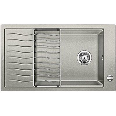 Blanco Elon XL 8 S Fregadero de cocina (granito Silgranit, 1 unidad), color gris perla Blanco Elon XL 8 S Fregadero de cocina (granito Silgranit, 1 unidad), color gris perla