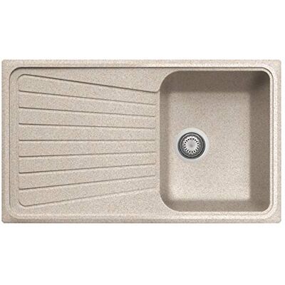 PLADOS SP0791 Fregadero de Cocina de Cuarzo - Cuenco Individual, Reversible, 790x500mm PLADOS SP0791 Fregadero de Cocina de Cuarzo - Cuenco Individual, Reversible, 790x500mm