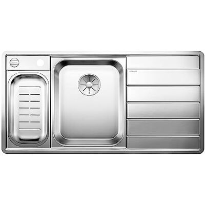 Blanco Fregadero de cocina de acero inoxidable AXIS III 6 S-IF Color : Acero inoxidable Blanco Fregadero de cocina de acero inoxidable AXIS III 6 S-IF Color : Acero inoxidable