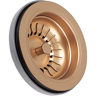 LIRA Universal basketball backsplash bronce perlado para fregaderos LIRA Universal basketball backsplash bronce perlado para fregaderos