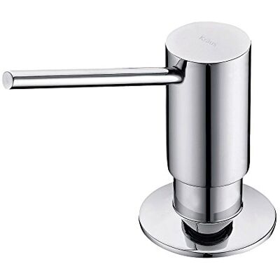 Kraus Modern Soap Dispenser, Chrome Kraus Modern Soap Dispenser, Chrome
