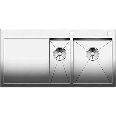 Blanco Zerox Cocina Fregadero empotrable 6 S-IF Cocina Platillos Principal Derecho, Acero inoxidable Blanco Zerox Cocina Fregadero empotrable 6 S-IF Cocina Platillos Principal Derecho, Acero inoxidable