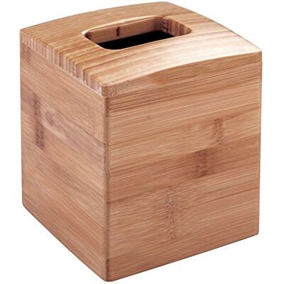 InterDesign Formbu Jabonera para baño y Fregadero de Cocina, bambú, Bambú Natural, Boutique Box InterDesign Formbu Jabonera para baño y Fregadero de Cocina, bambú, Bambú Natural, Boutique Box