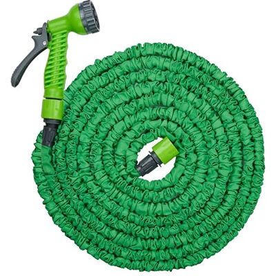 Manguera de jardín Kinzo - 15m Flexible con rociador Manguera de jardín Kinzo - 15m Flexible con rociador