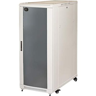 LINK Armario Rack 19" para Redes 27U (A) 1388 (L) 600 (P) 800 mm. Color Gris Puerta Cristal LINK Armario Rack 19" para Redes 27U (A) 1388 (L) 600 (P) 800 mm. Color Gris Puerta Cristal