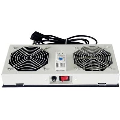 LINK LKVENTPW Ventilador con Termostato para Armarios Rack 19" de Pared Serie EAVI y IZZI, Refrigeración Ajustable para Servidores y Equipos de Red LINK LKVENTPW Ventilador con Termostato para Armarios Rack 19" de Pared Serie EAVI y IZZI, Refrigeración Ajustable para Servidores y Equipos de Red