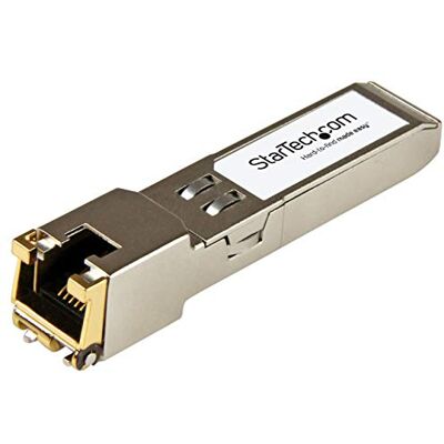 StarTech Módulo SFP Compatible con 10065 de Extreme Networks (10065-ST) Conector RJ45, Compatible Cat6/Cat5e, 1GbE, Conexión Ethernet Gigabit fiable StarTech Módulo SFP Compatible con 10065 de Extreme Networks (10065-ST) Conector RJ45, Compatible Cat6/Cat5e, 1GbE, Conexión Ethernet Gigabit fiable