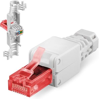 goobay 44738 Conector de red CAT 6 UTP RJ45 sin herramientas goobay 44738 Conector de red CAT 6 UTP RJ45 sin herramientas
