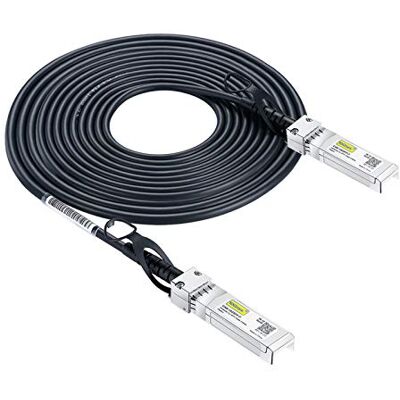 10Gtek Cable SFP+ DAC 10Gbit/s 5 Metros, 10GBASE-CU Twinax en cobre pasivo con conexión directa, Compatible con Cisco, Ubiquiti UniFi, TP-Link, Netgear, D-Link, Zyxel, Mikrotik y más 10Gtek Cable SFP+ DAC 10Gbit/s 5 Metros, 10GBASE-CU Twinax en cobre pasivo con conexión directa, Compatible con Cisco, Ubiquiti UniFi, TP-Link, Netgear, D-Link, Zyxel, Mikrotik y más